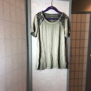 American Eagle “Soft & Sexy” army green t-shirt
